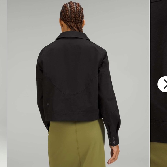 NWT Lululemon cotton shirt jacket - Picture 3 of 13